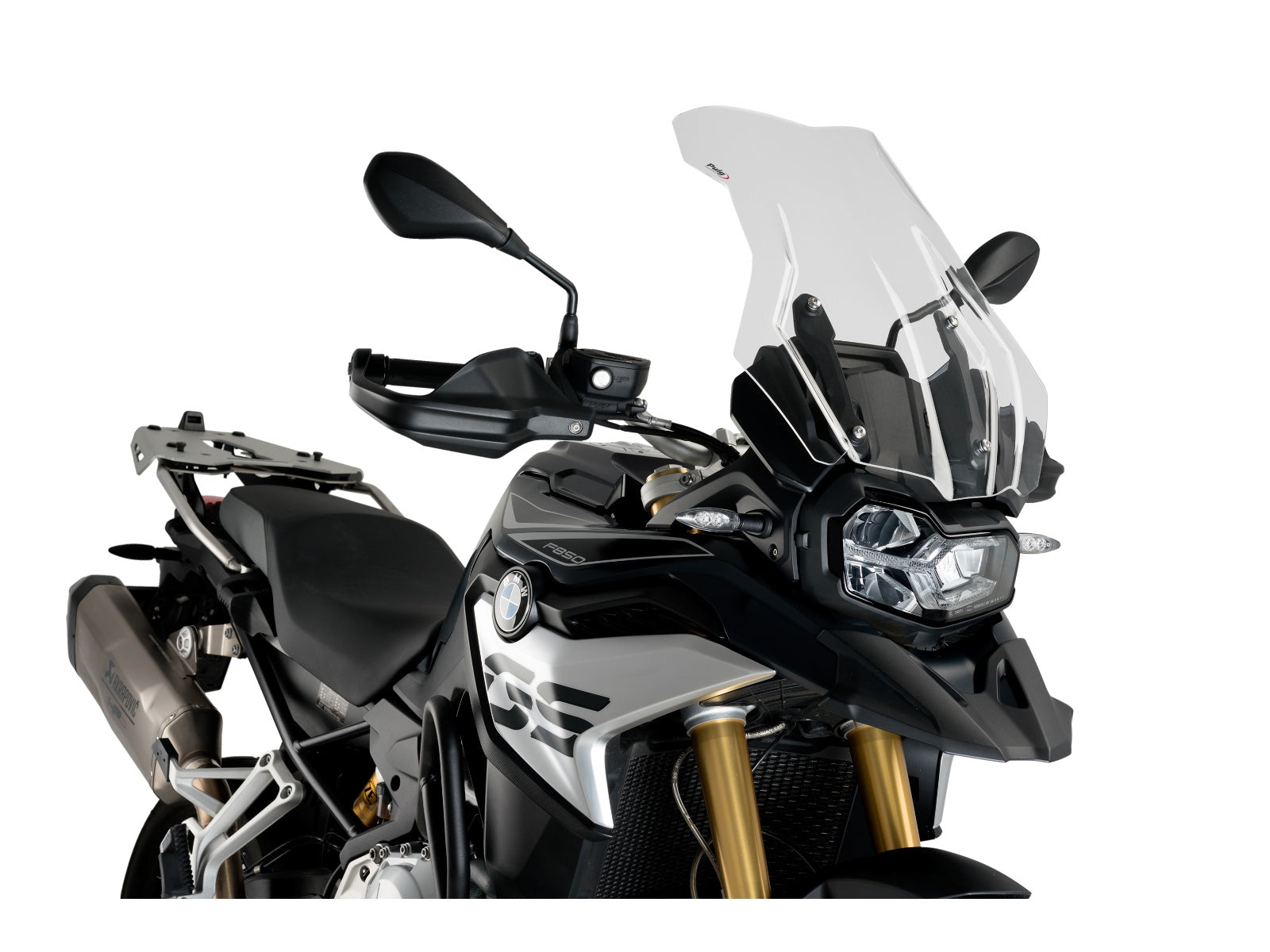 Puig Touring Plus Screen In Clear for BMW F850 GS Adventure (19-23)