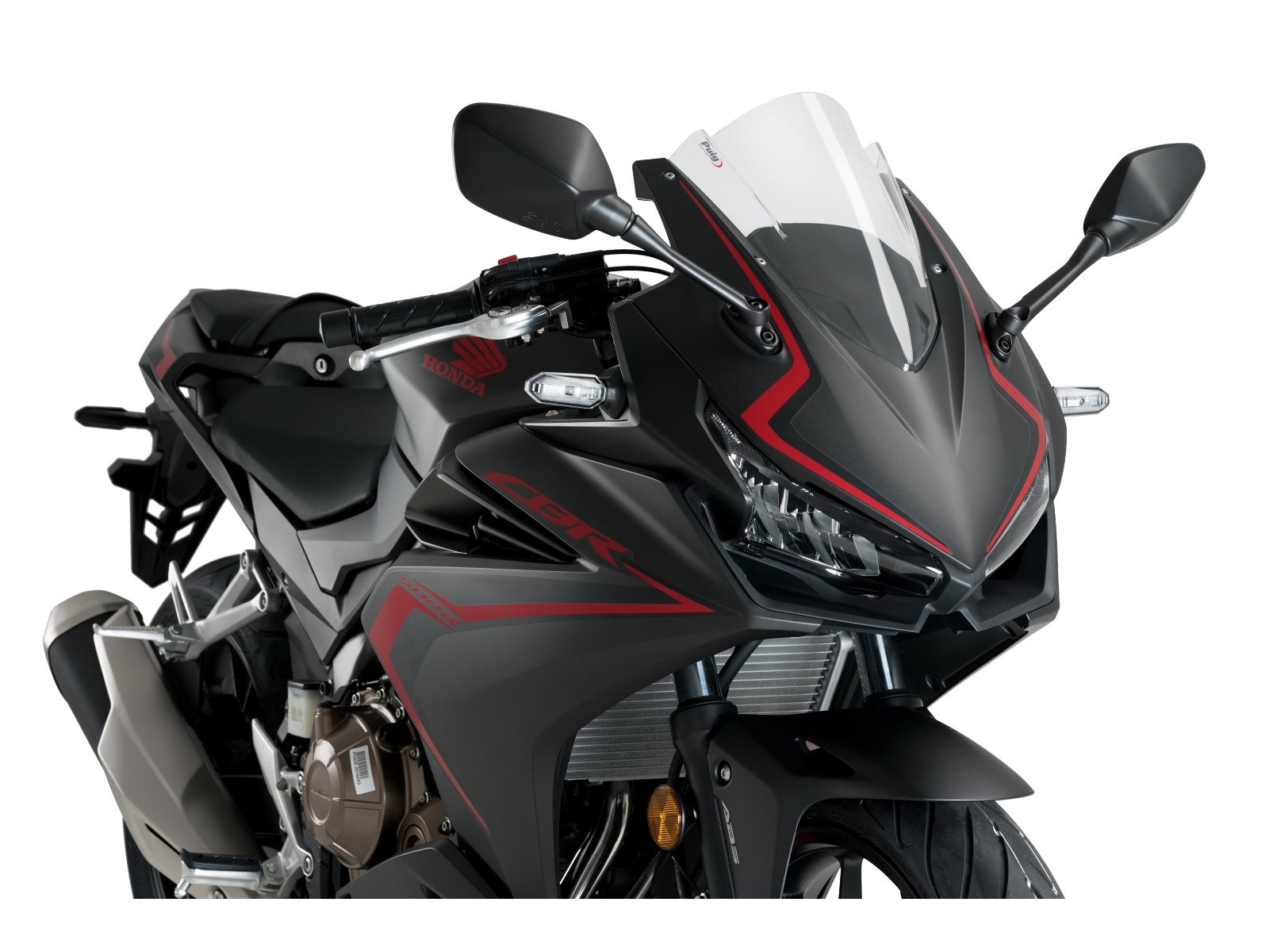 Puig Z-Racing Screen In Clear for Honda CBR500 R (19-25)