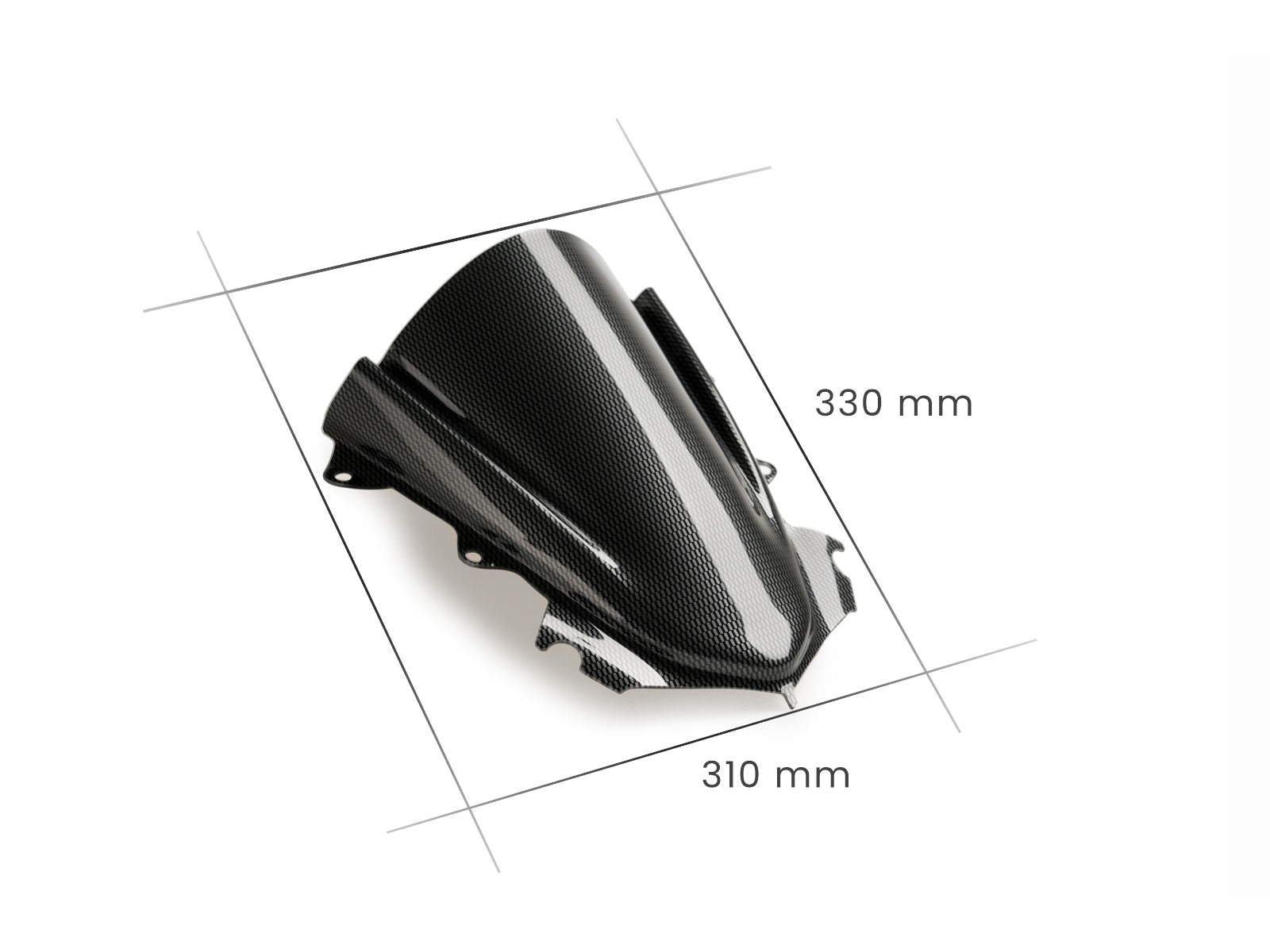 Puig Z-Racing Screen In Clear for Yamaha YZF 125 R (19-22)
