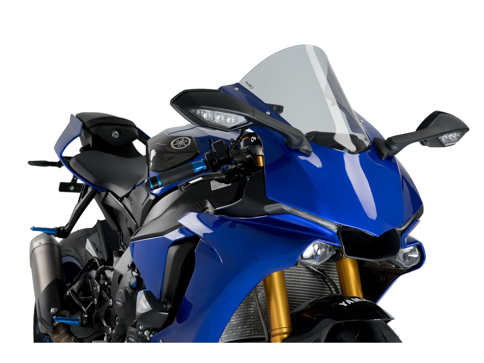 Puig R-Racer Screen In Clear for Yamaha YZF R1 M (16-19)