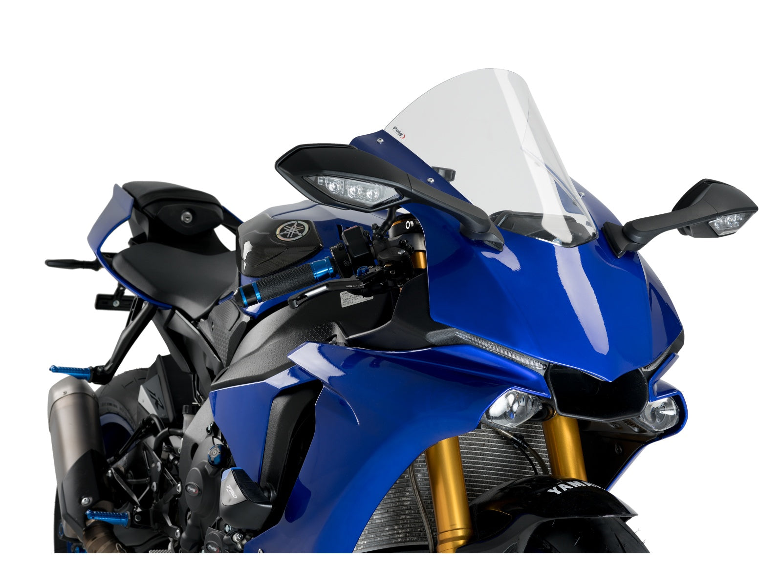 Puig R-Racer Screen In Clear for Yamaha YZF R1 (15-19)