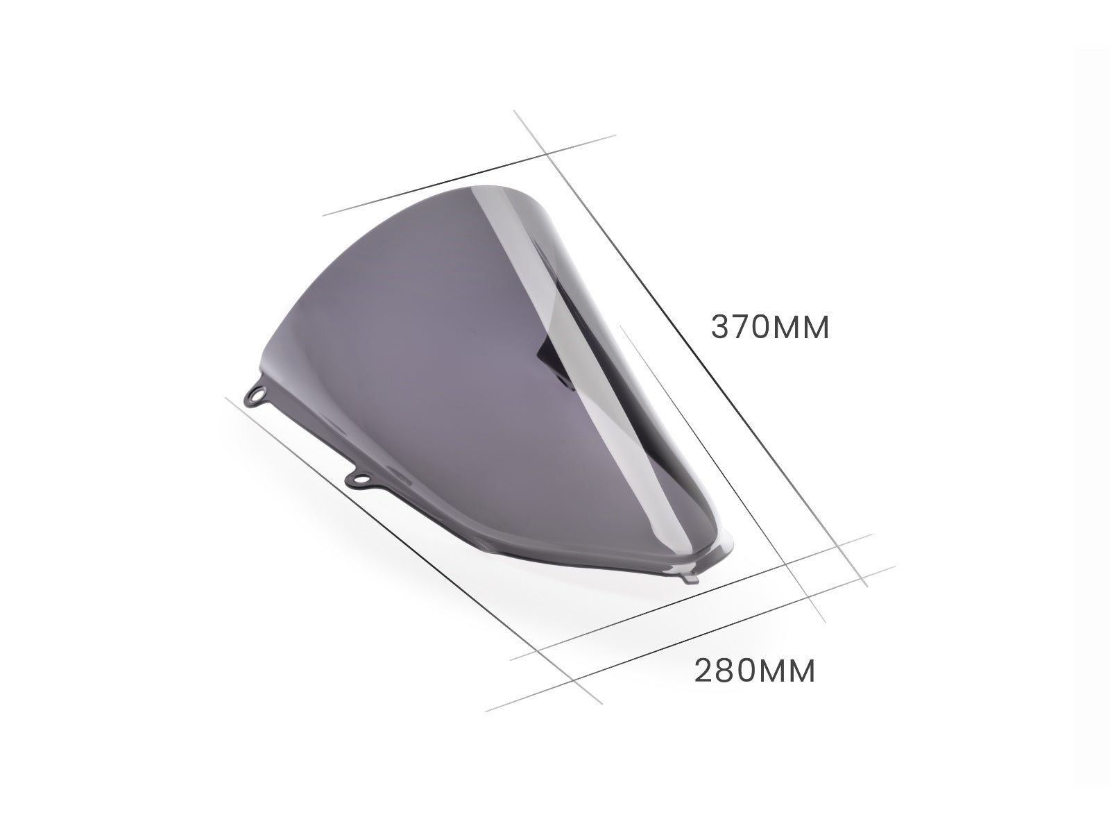 Puig R-Racer Screen In Clear for Yamaha YZF R7 (22-25)