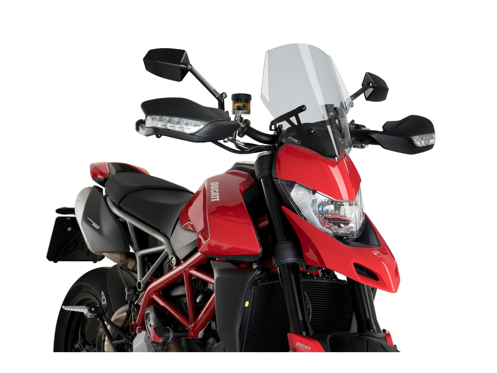 Puig New Generation Sport Screen In Clear for Ducati Hypermotard 950 SP (19-25)