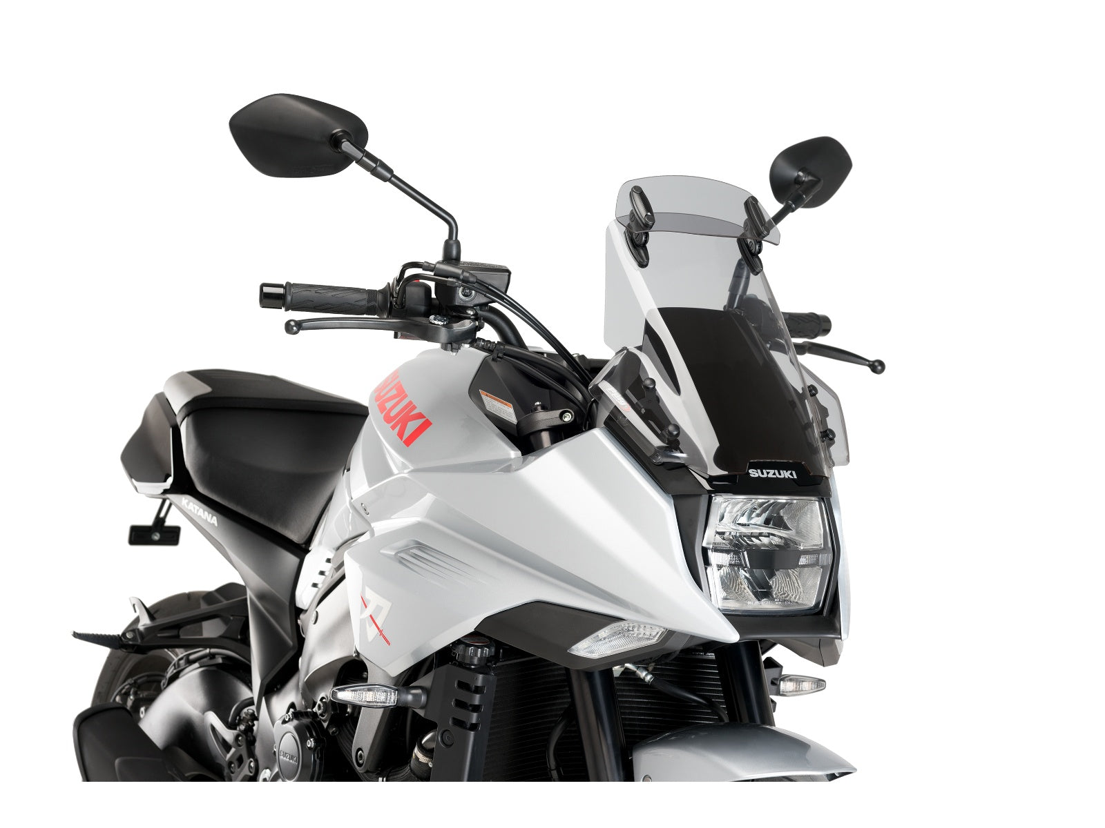 Puig Touring Screen With Extender In Light Smoke for Suzuki Katana GSX-S1000 (19-25)