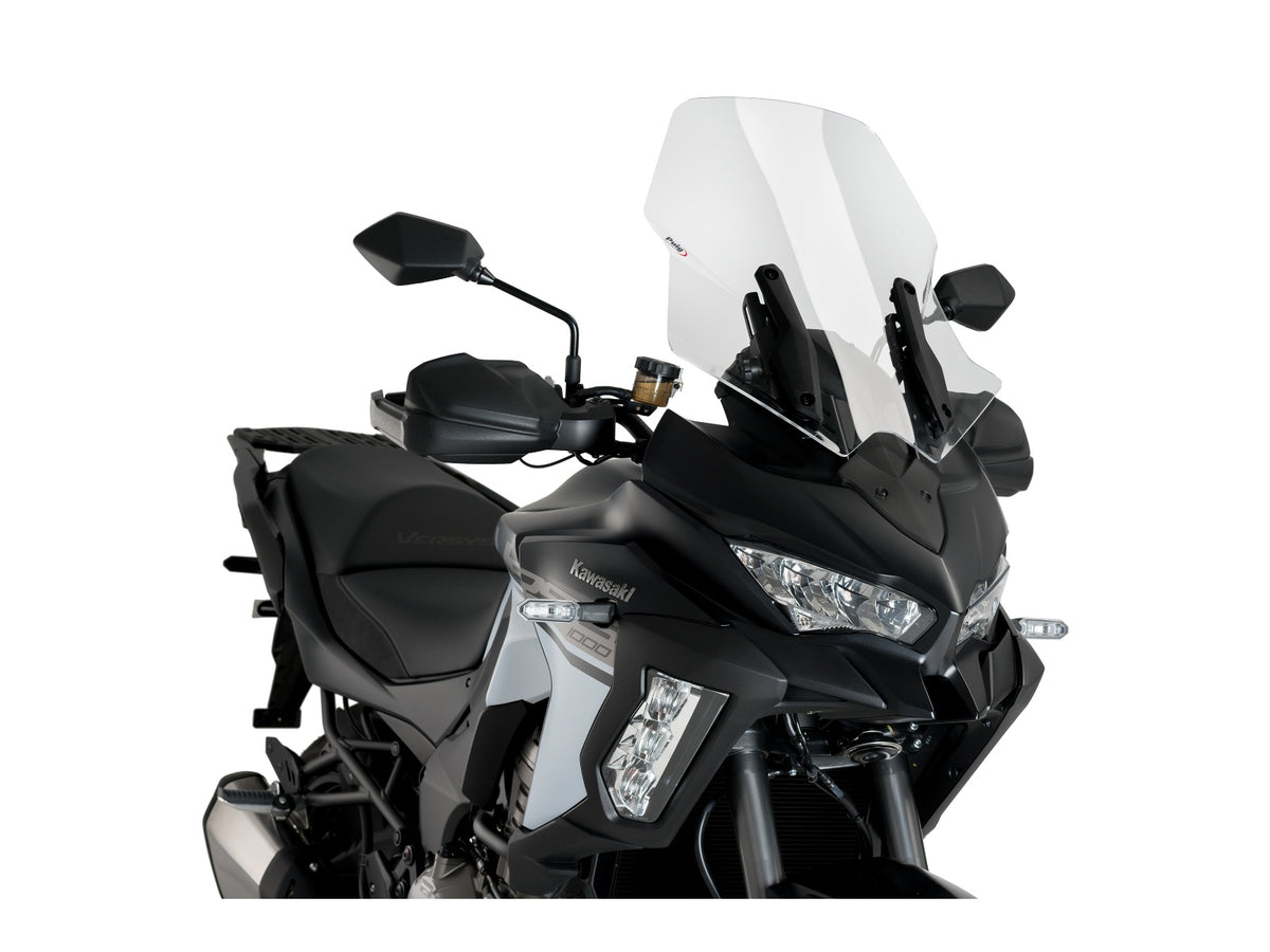 Puig Touring Screen In Clear for Kawasaki VERSYS 1000 S (21-24) Main image