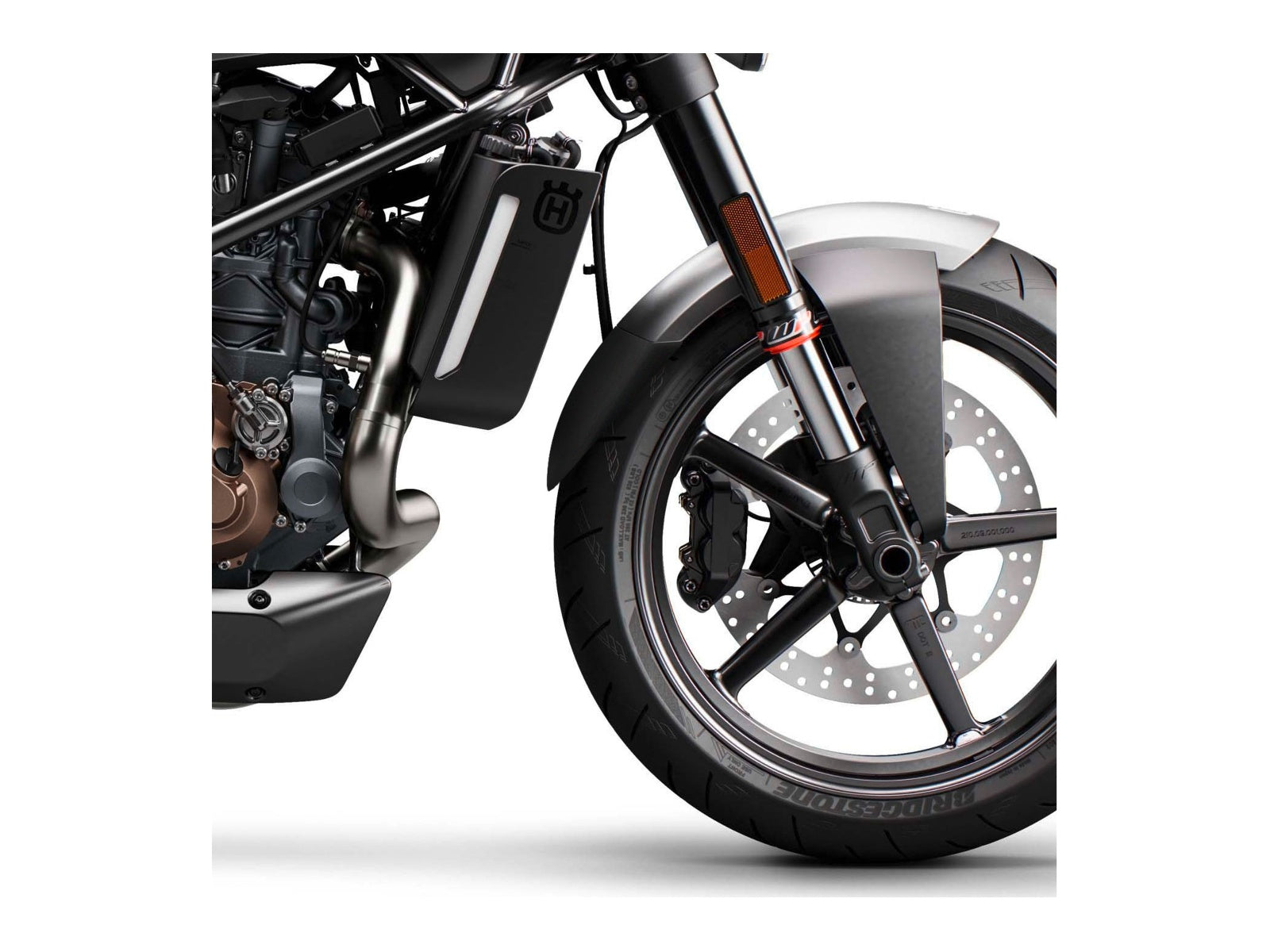 Puig Front Mudguard Extender In Black for Husqvarna Vitpilen 701 (18-20)