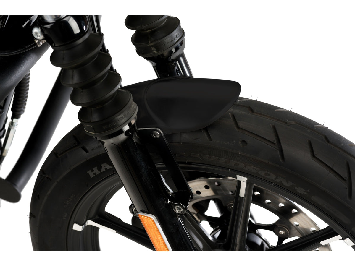 Puig Aluminium Front Mudguard In Black for Harley Davidson Sportster 883 Iron XL883N (09-12)