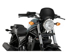 Puig Retro Fly Screen In Matt Black for Honda CMX500 Rebel (17-25)