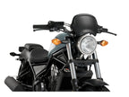 Puig Retro Fly Screen In Matt Black for Honda CMX500 Rebel (17-25)