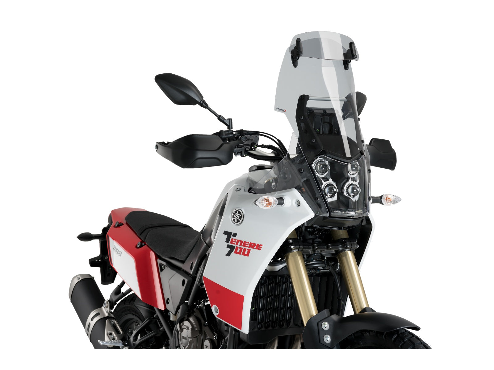 Puig Touring Screen With Extender In Light Smoke for Yamaha Tenere 700 Rally Edition (21-24)