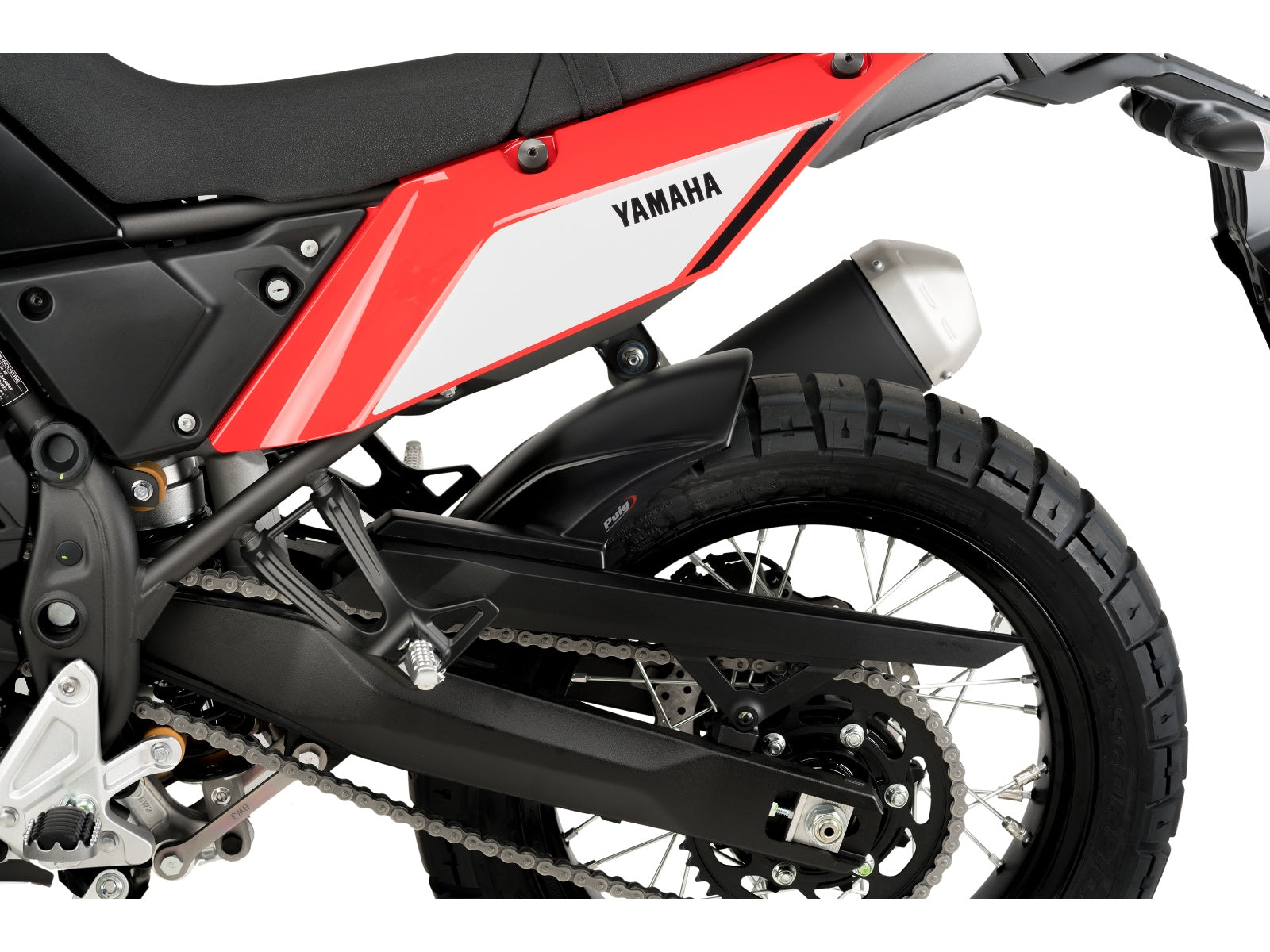 Puig Hugger In Matt Black for Yamaha Tenere 700 (19-24)