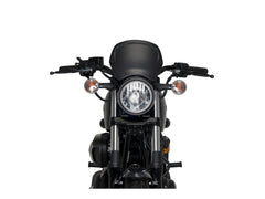 Puig Retro Fly Screen In Matt Black for Yamaha XV 950 (14-20)