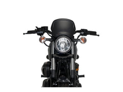 Puig Retro Fly Screen In Matt Black for Yamaha XV 950 (14-20)
