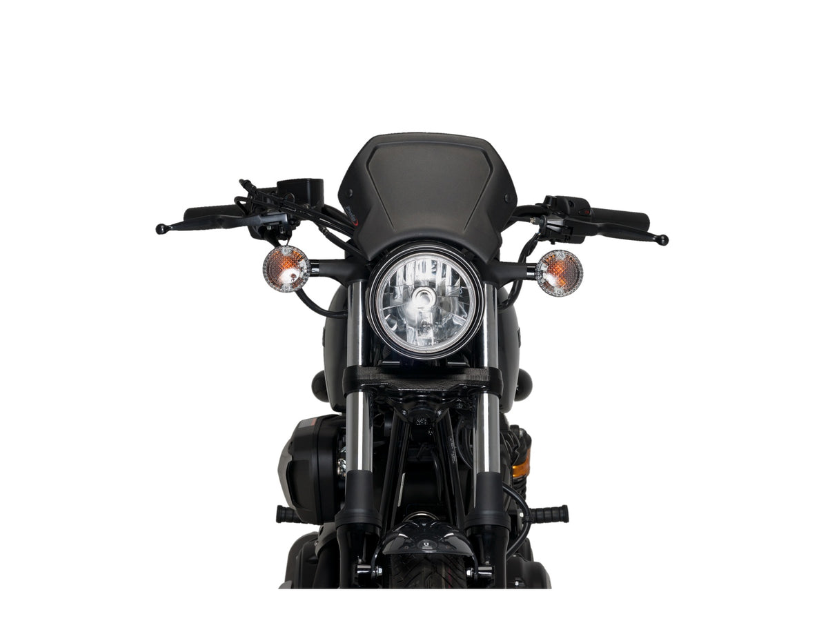 Puig Aluminium Fly Screen In Black for Yamaha XV 950 (14-20) Main image