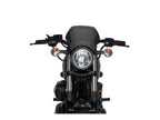 Puig Aluminium Fly Screen In Black for Yamaha XV 950 R (14-20)