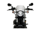 Puig Aluminium Fly Screen In Black for Yamaha XV 950 Racer (16-17)