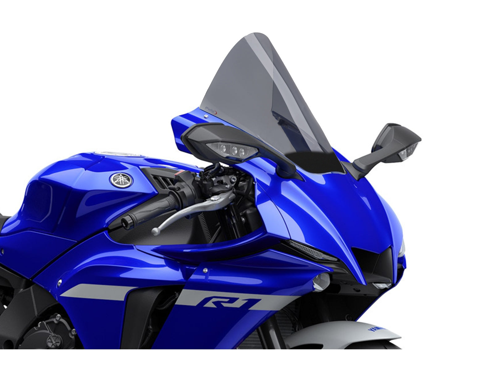 Puig R-Racer Screen In Clear for Yamaha YZF R1 M (20-25)