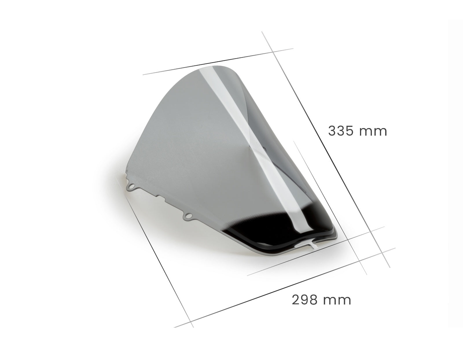 Puig R-Racer Screen In Clear for Yamaha YZF R1 (20-25)