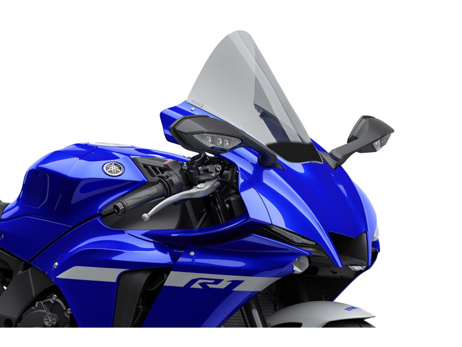 Puig R-Racer Screen In Clear for Yamaha YZF R1 (20-25)