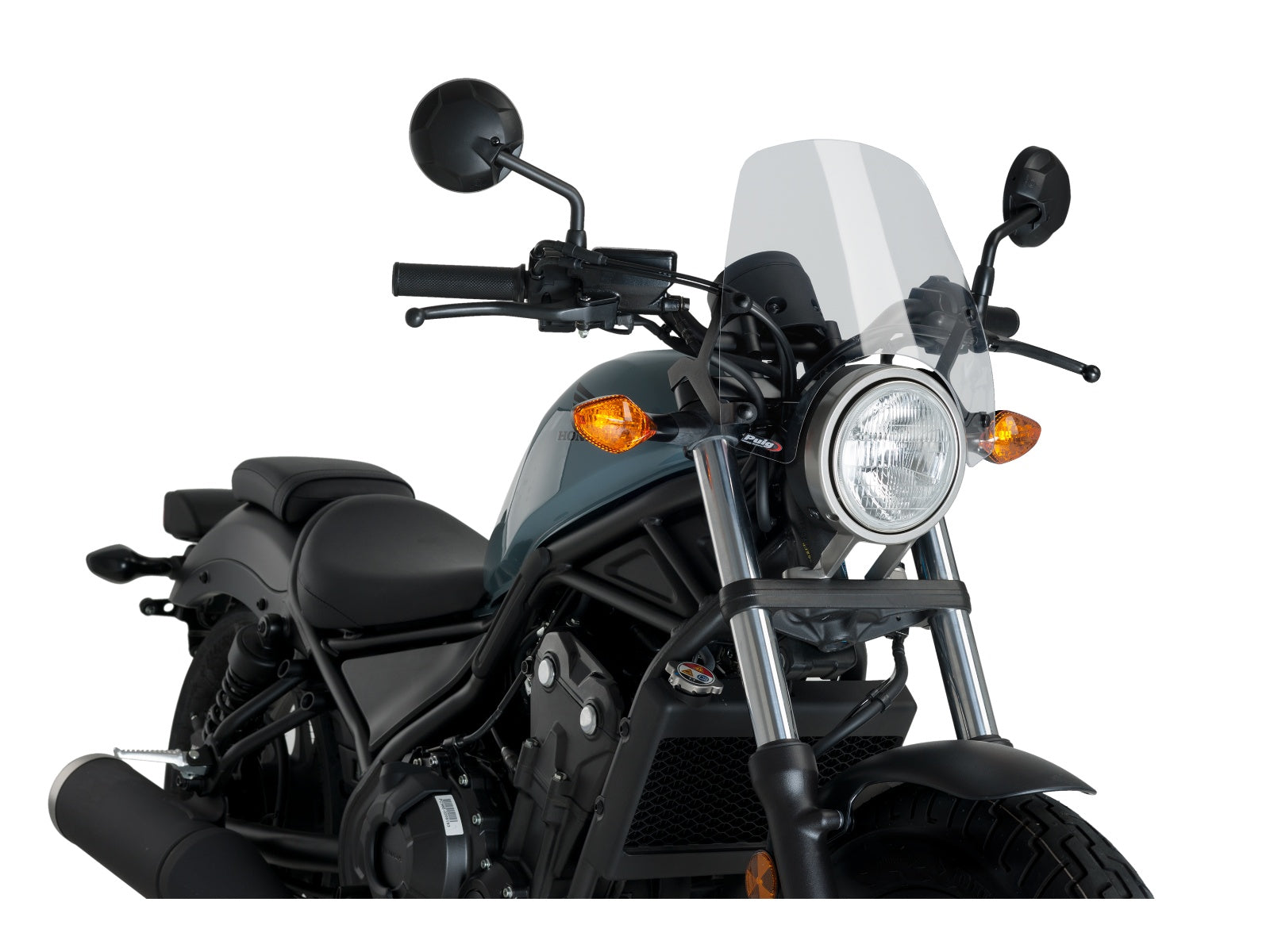 Puig New Generation Sport Screen In Clear for Honda CMX500 Rebel (17-25)