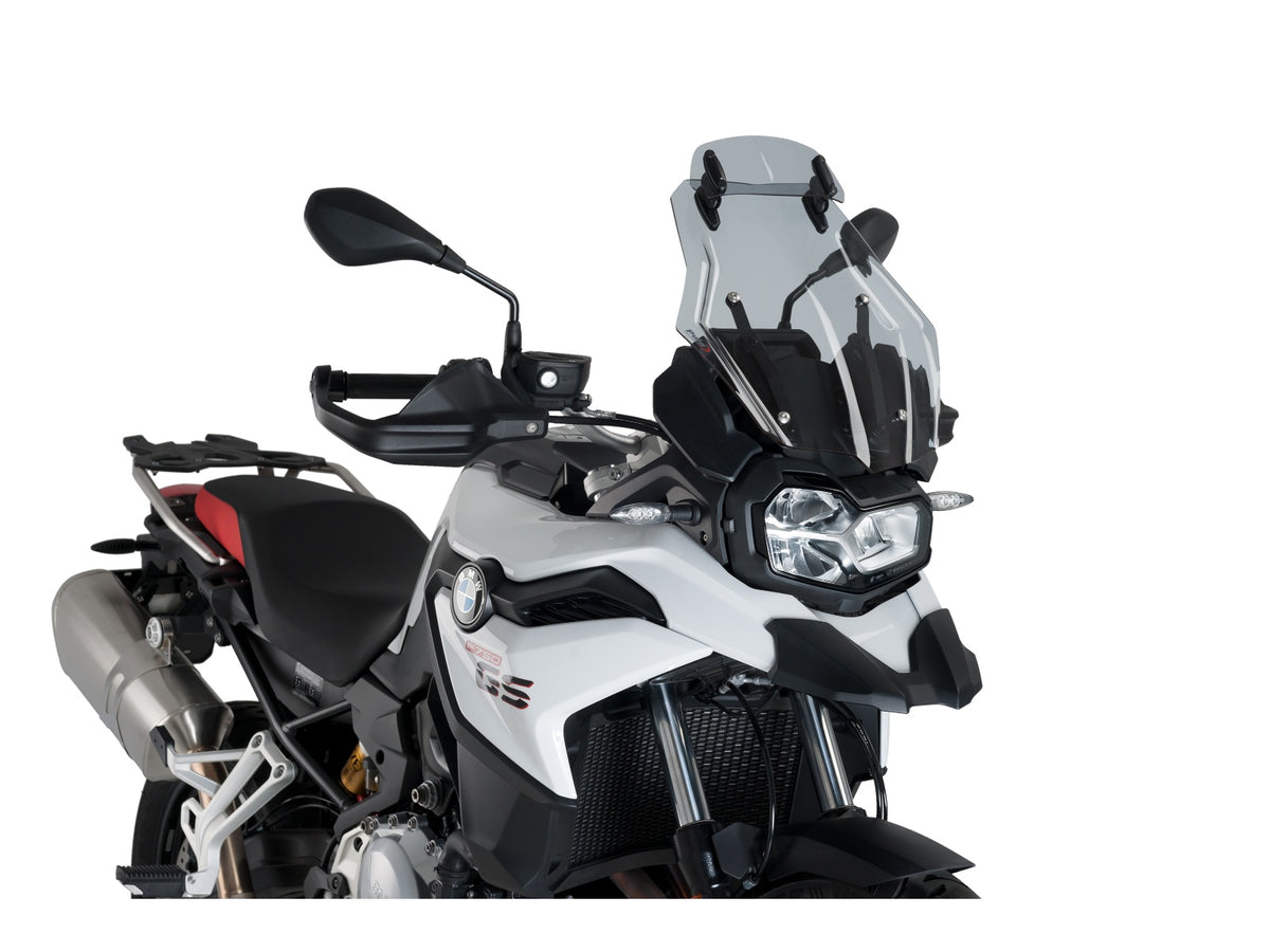 Puig Touring Screen With Extender In Light Smoke for BMW F750 GS (18-24)