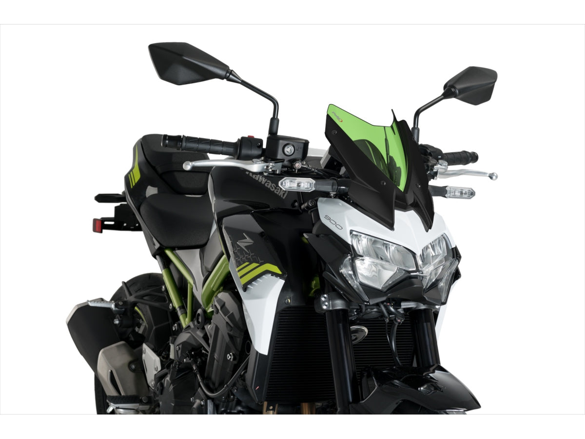 Puig New Generation Sport Screen In Clear for Kawasaki Z900 SE (22-24)