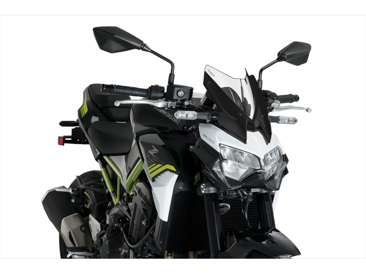 Puig New Generation Sport Screen In Clear for Kawasaki Z900 SE (22-24)
