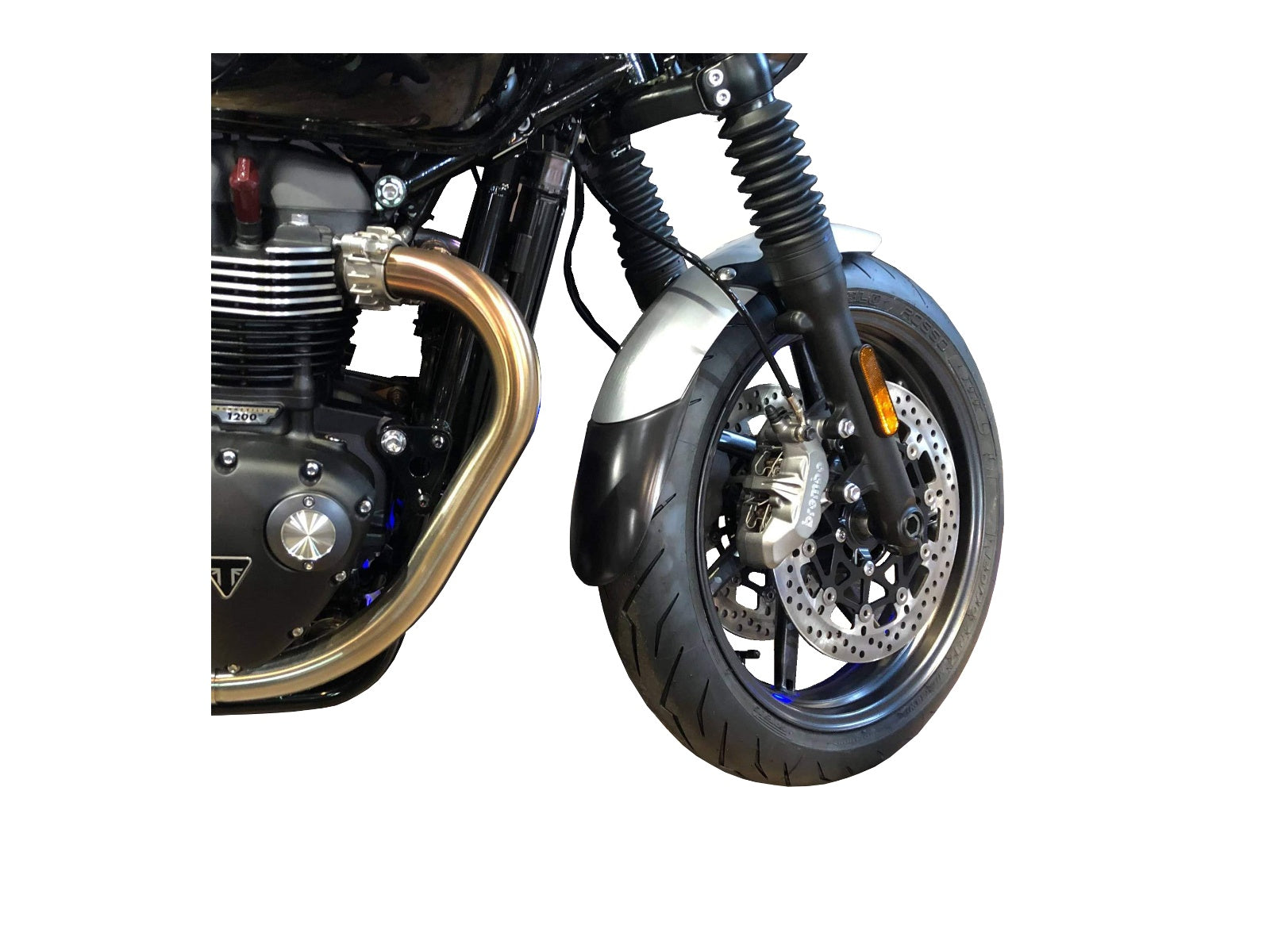 Puig Front Mudguard Extender In Black for Triumph Speed Twin 1200 (19-21)