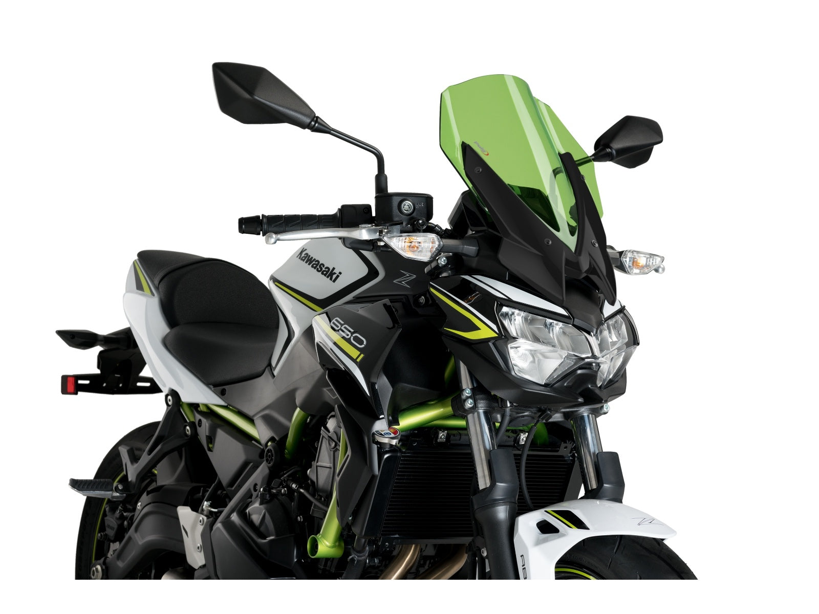 Puig New Generation Touring Screen In Clear for Kawasaki Z650 (20-25)