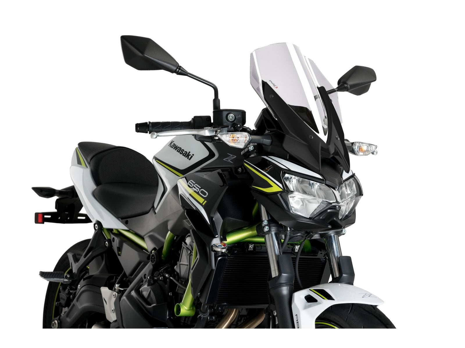 Puig New Generation Touring Screen In Clear for Kawasaki Z650 (20-25)