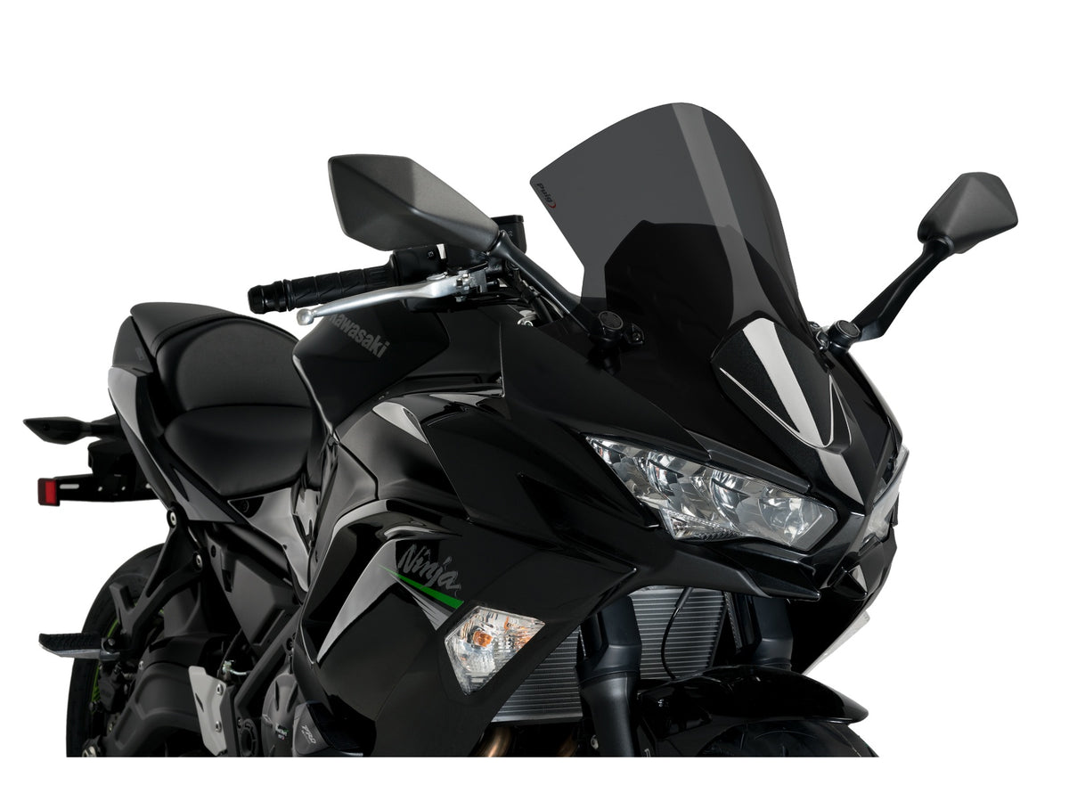 Puig R-Racer Screen In Clear for Kawasaki Ninja 650 (20-25)