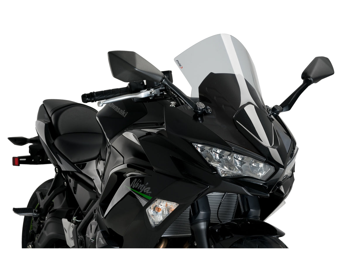 Puig R-Racer Screen In Clear for Kawasaki Ninja 650 (20-25)