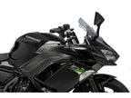 Puig Sport Downforce Spoilers In Black for Kawasaki Ninja 650 (20-25)