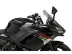 Puig Sport Downforce Spoilers In Black for Kawasaki Ninja 650 (20-25)