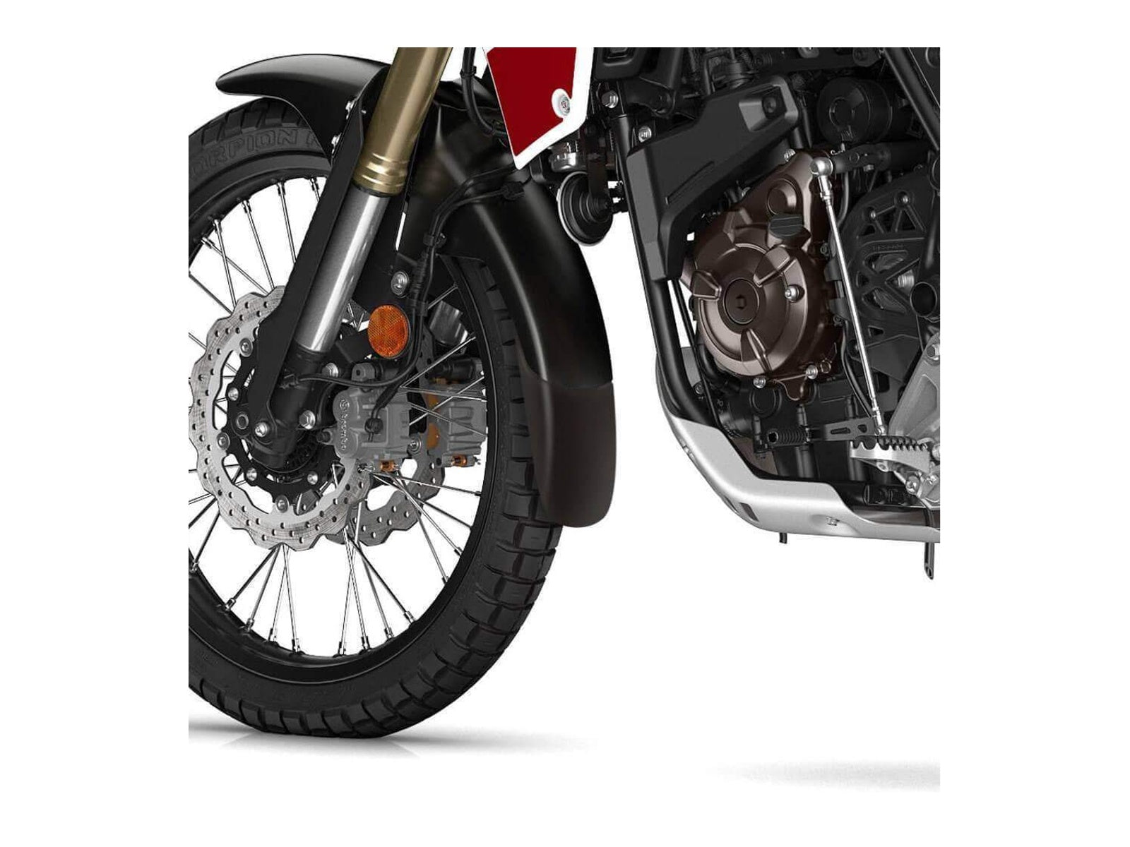 Puig Front Mudguard Extender In Black for Yamaha Tenere 700 (19-25)