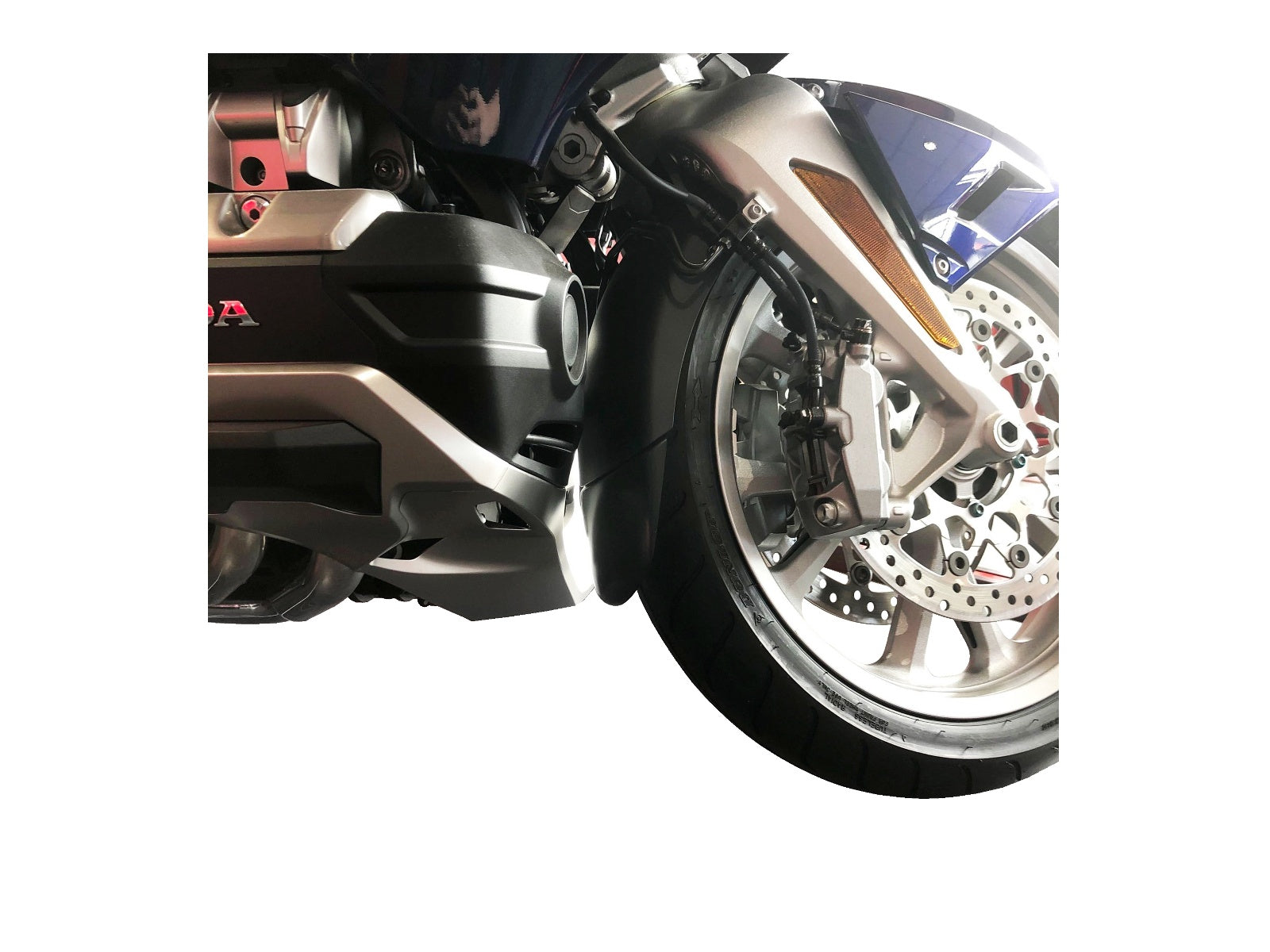 Puig Front Mudguard Extender In Black for Honda Goldwing GL1800 (18-25)