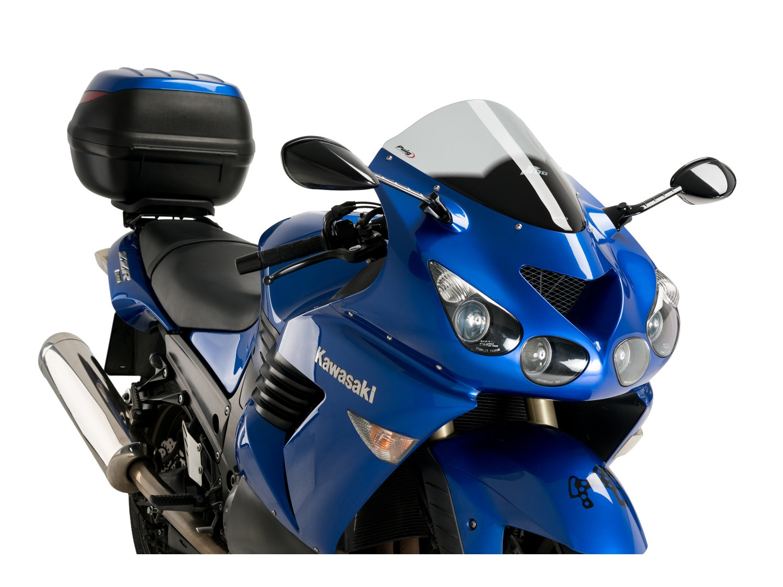 Puig Standard Screen In Light Smoke for Kawasaki ZZR 1400 (06-20)