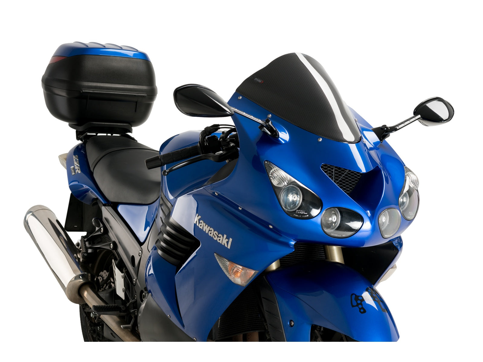 Puig Racing Screen In Clear for Kawasaki ZZR 1400 (06-20)