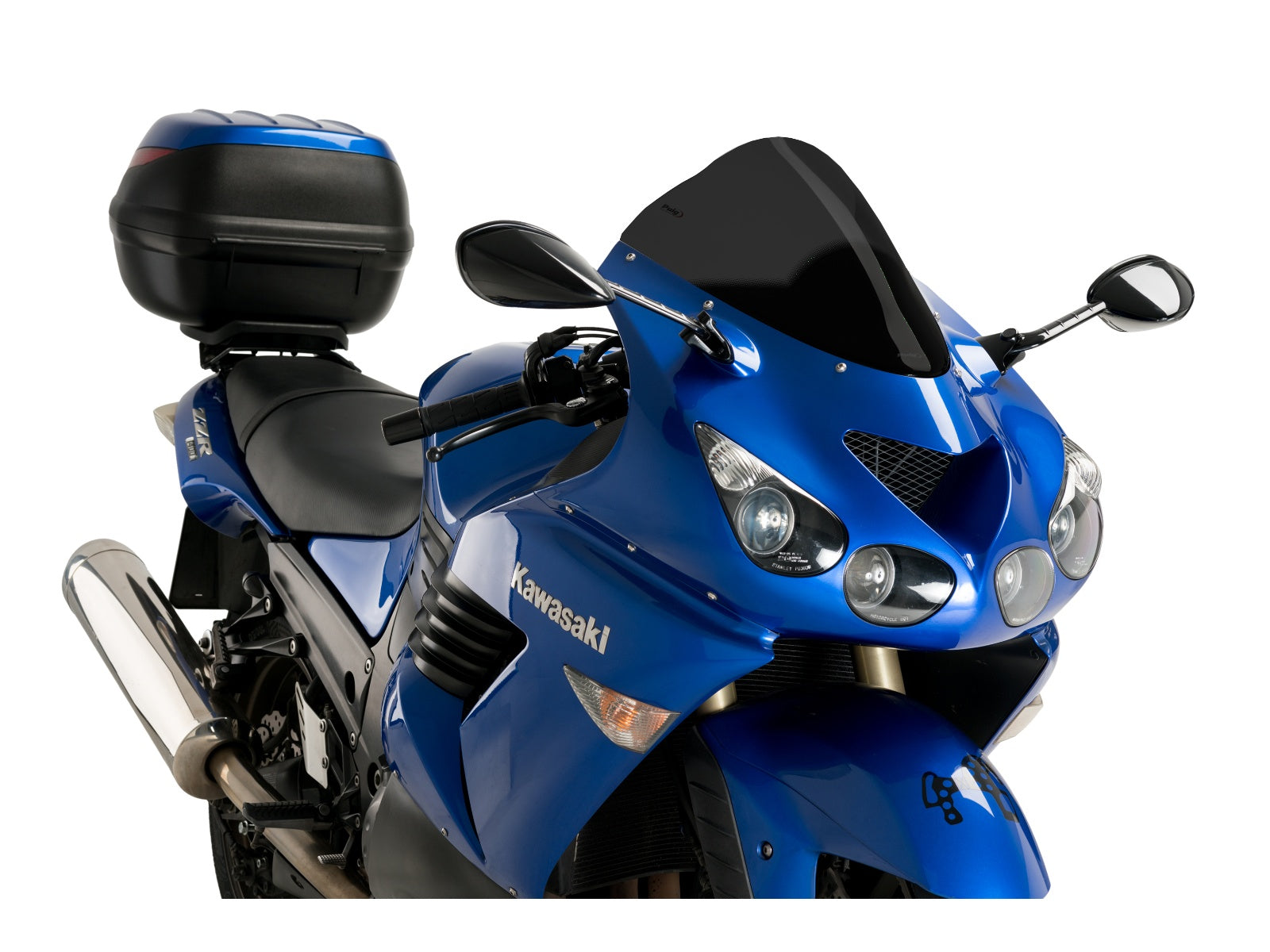 Puig Racing Screen In Clear for Kawasaki ZZR 1400 (06-20)