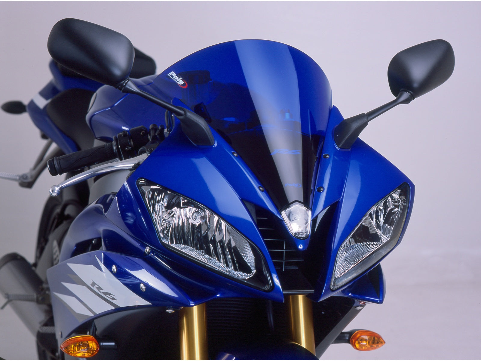Puig Standard Screen In Orange for Yamaha YZF R6 (06-07)