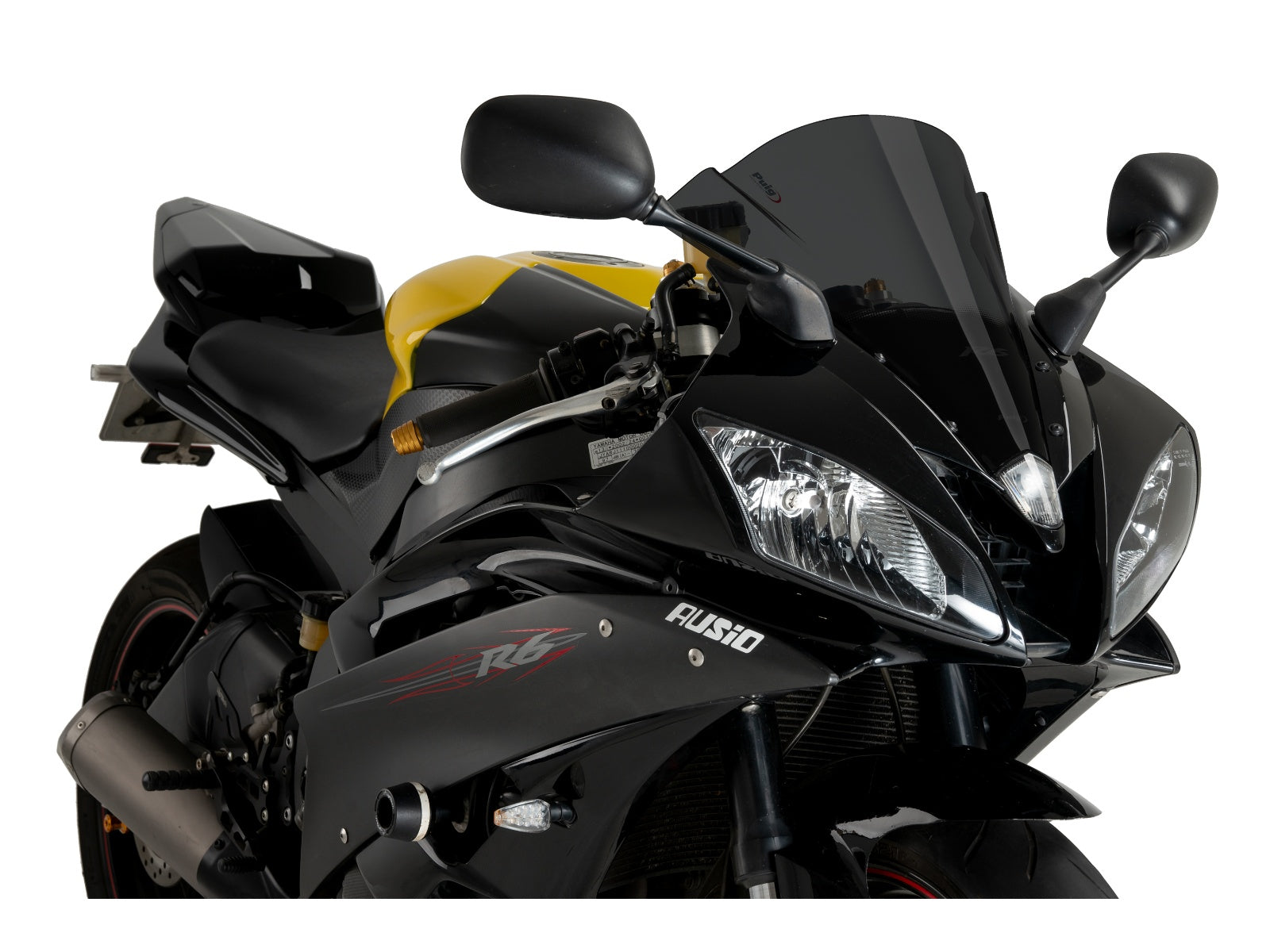 Puig Racing Screen In Clear for Yamaha YZF R6 (06-07)