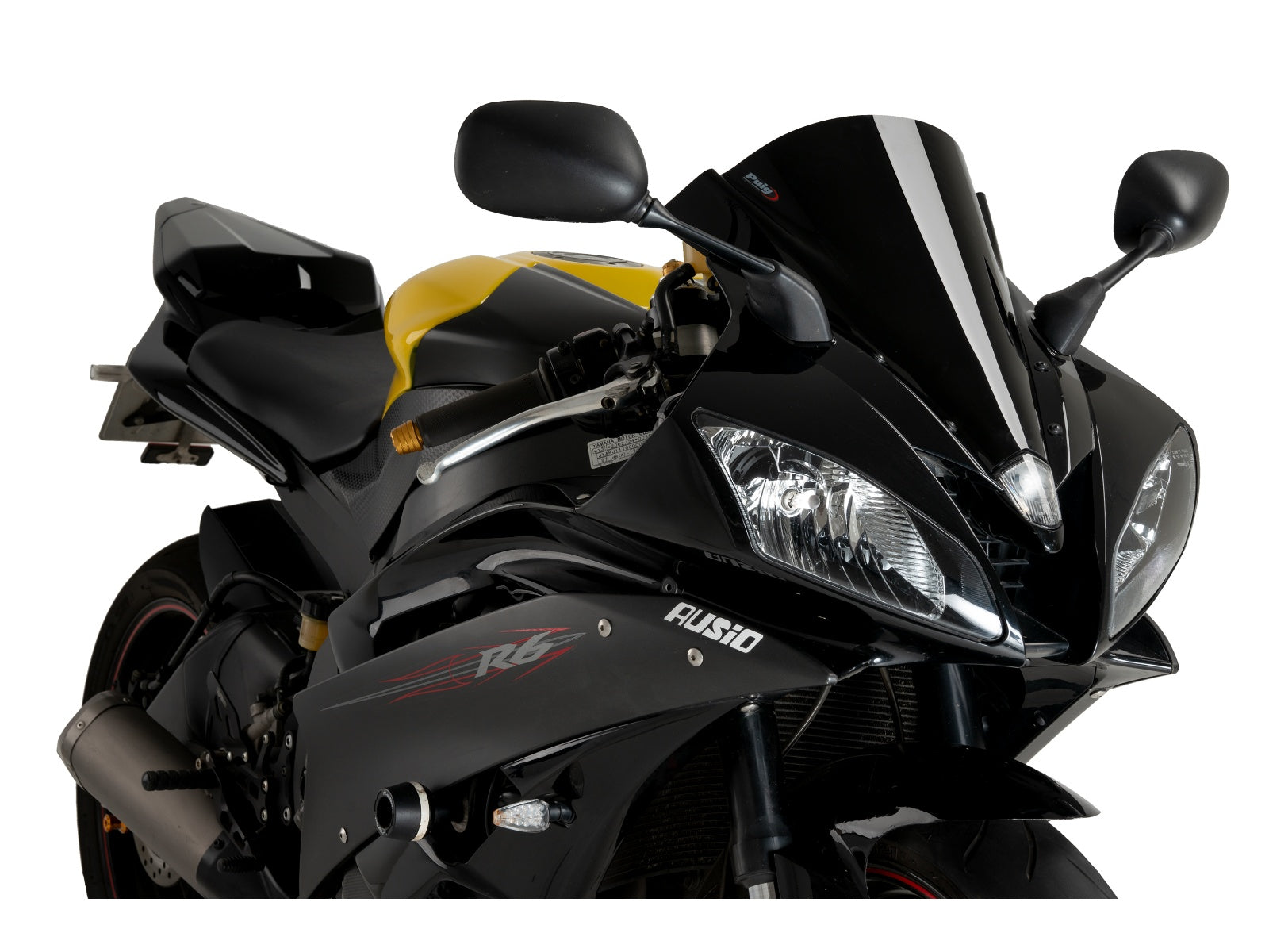 Puig Racing Screen In Clear for Yamaha YZF R6 (06-07)
