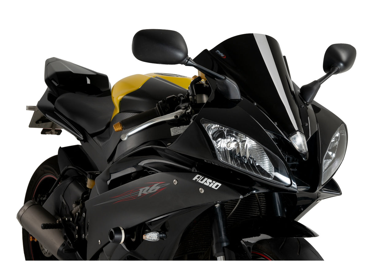 Puig Racing Screen In Clear for Yamaha YZF R6 (06-07)