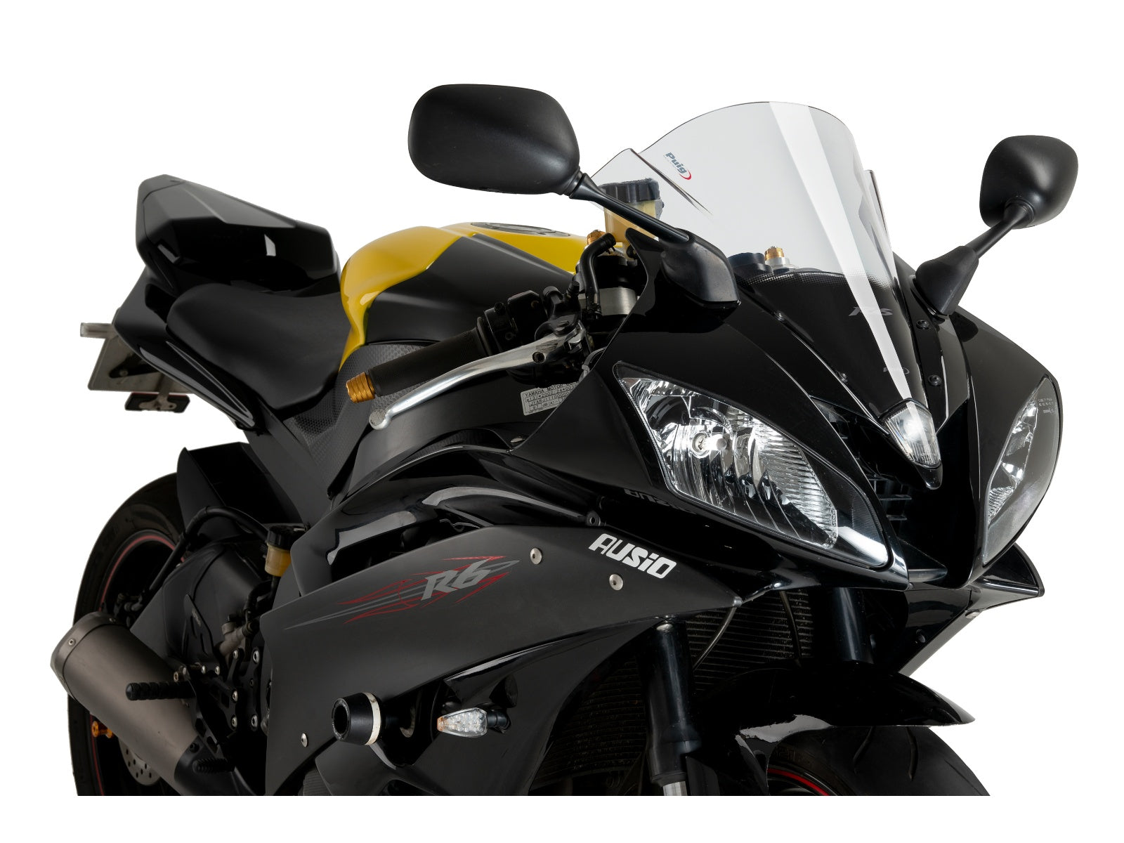 Puig Racing Screen In Clear for Yamaha YZF R6 (06-07)