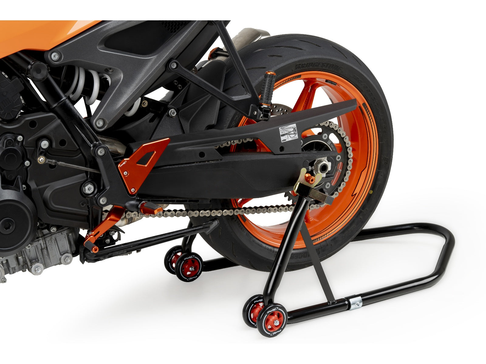 Puig Rear Paddock Stand In Black for Husqvarna Svartpilen 125 (24-25)