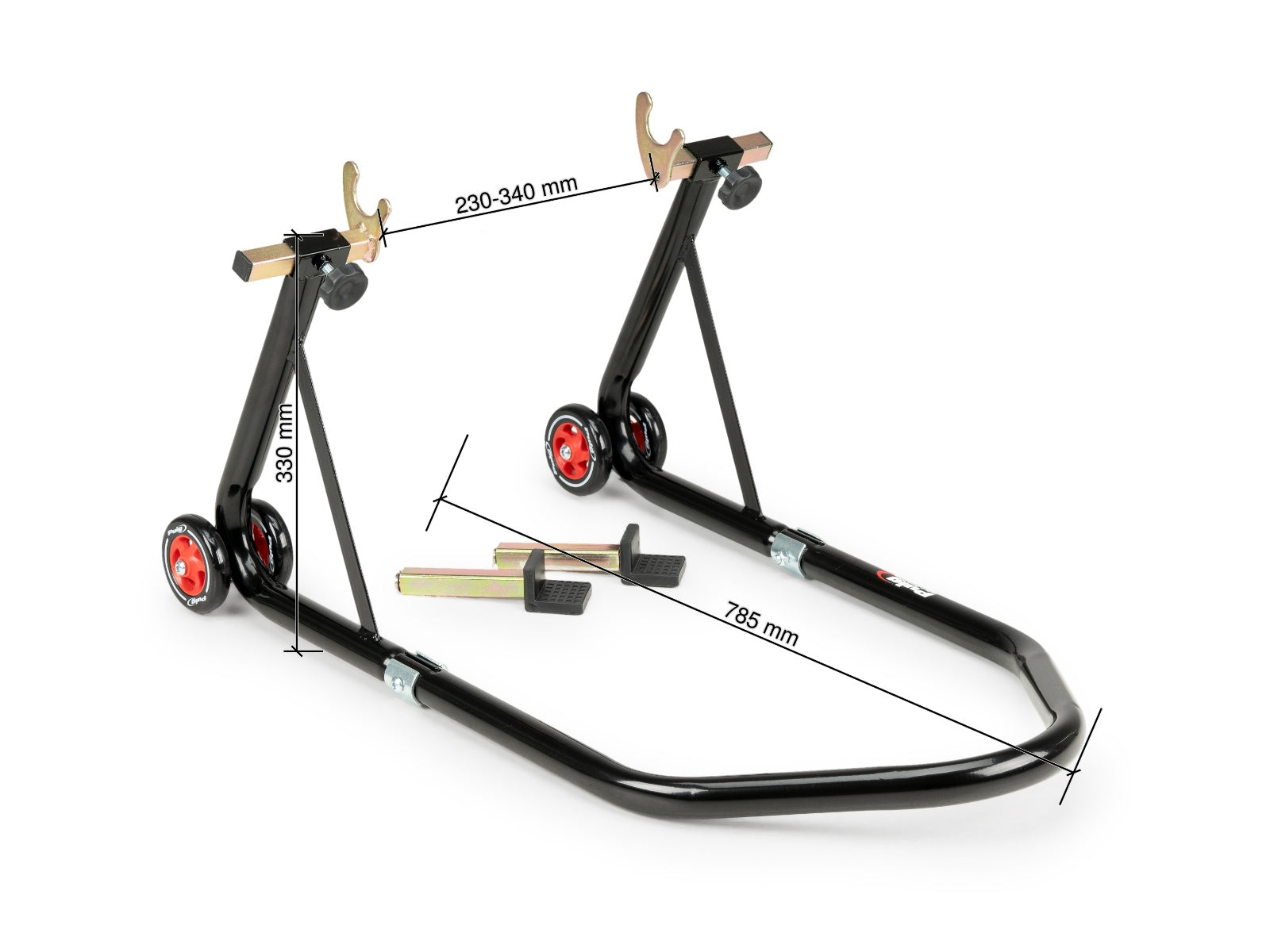 Puig Rear Paddock Stand In Black for Suzuki GSF 650 S Bandit (05-06)