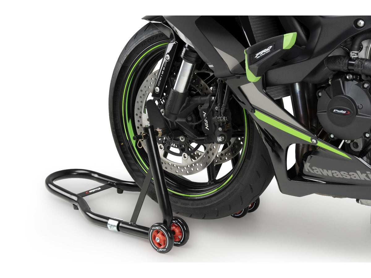 Puig Front Paddock Stand In Black for Kawasaki ZX-10R Ninja Performance (16-18)
