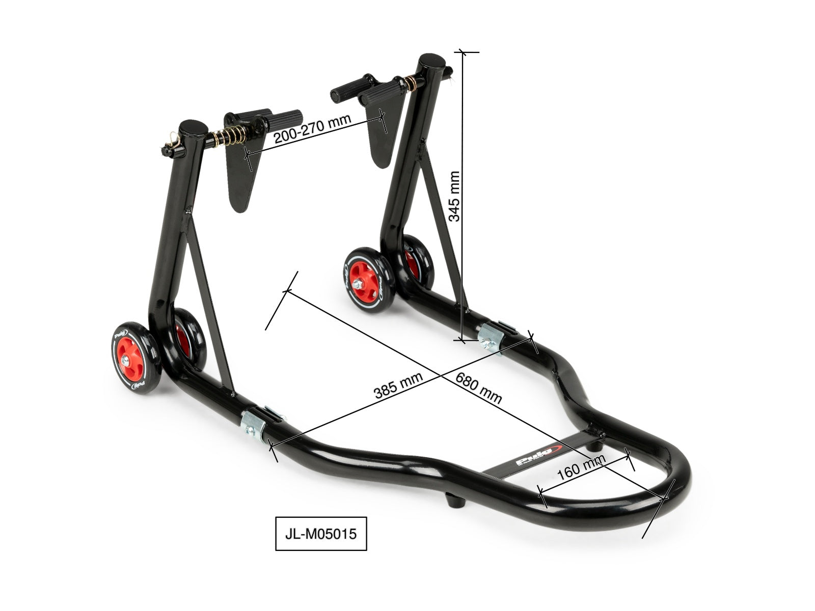 Puig Front Paddock Stand In Black for Yamaha Tracer 900 GT (18-20)