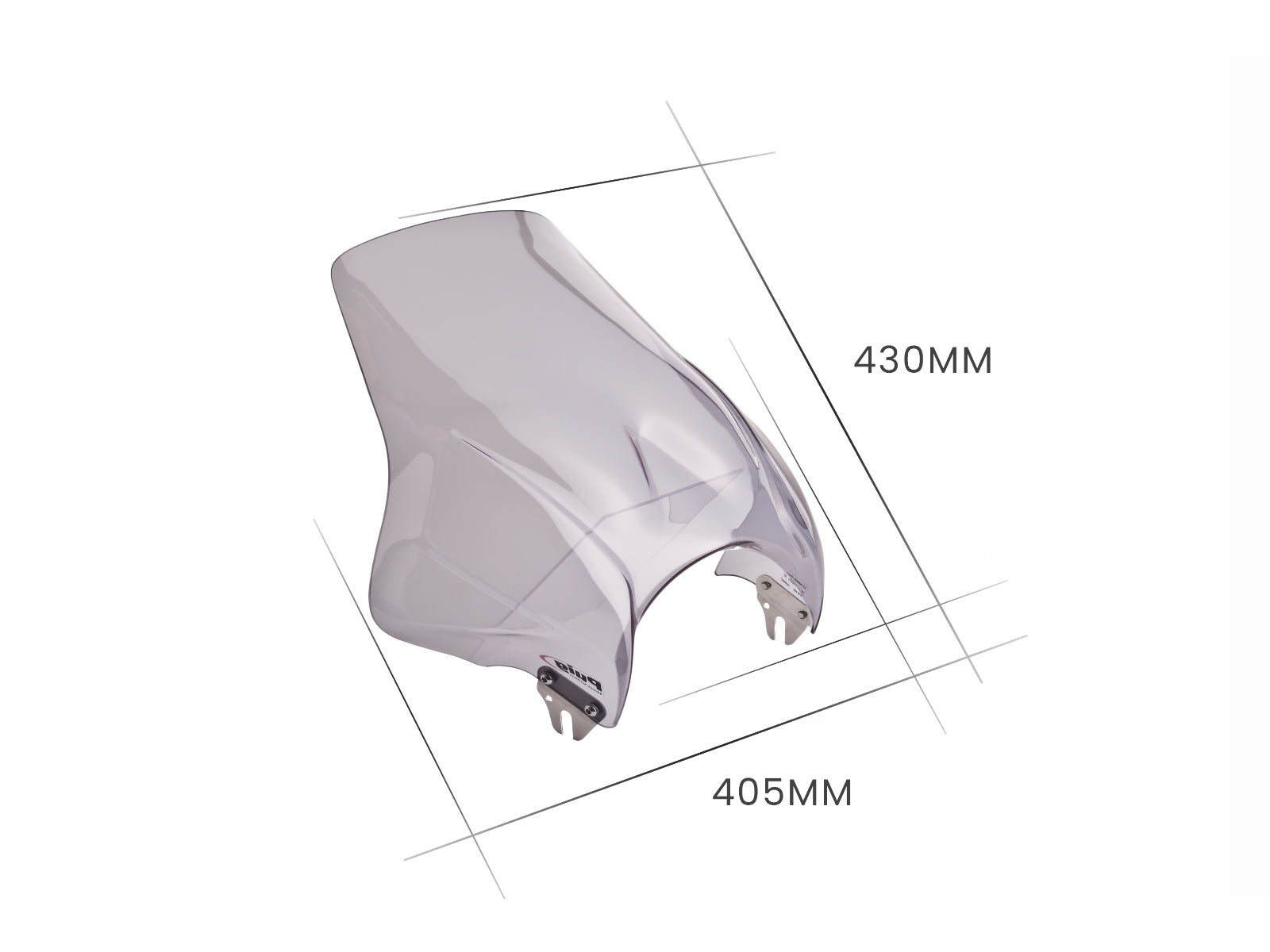 Puig Plus Screen In Light Smoke for Triumph Bonneville SE (09-15)