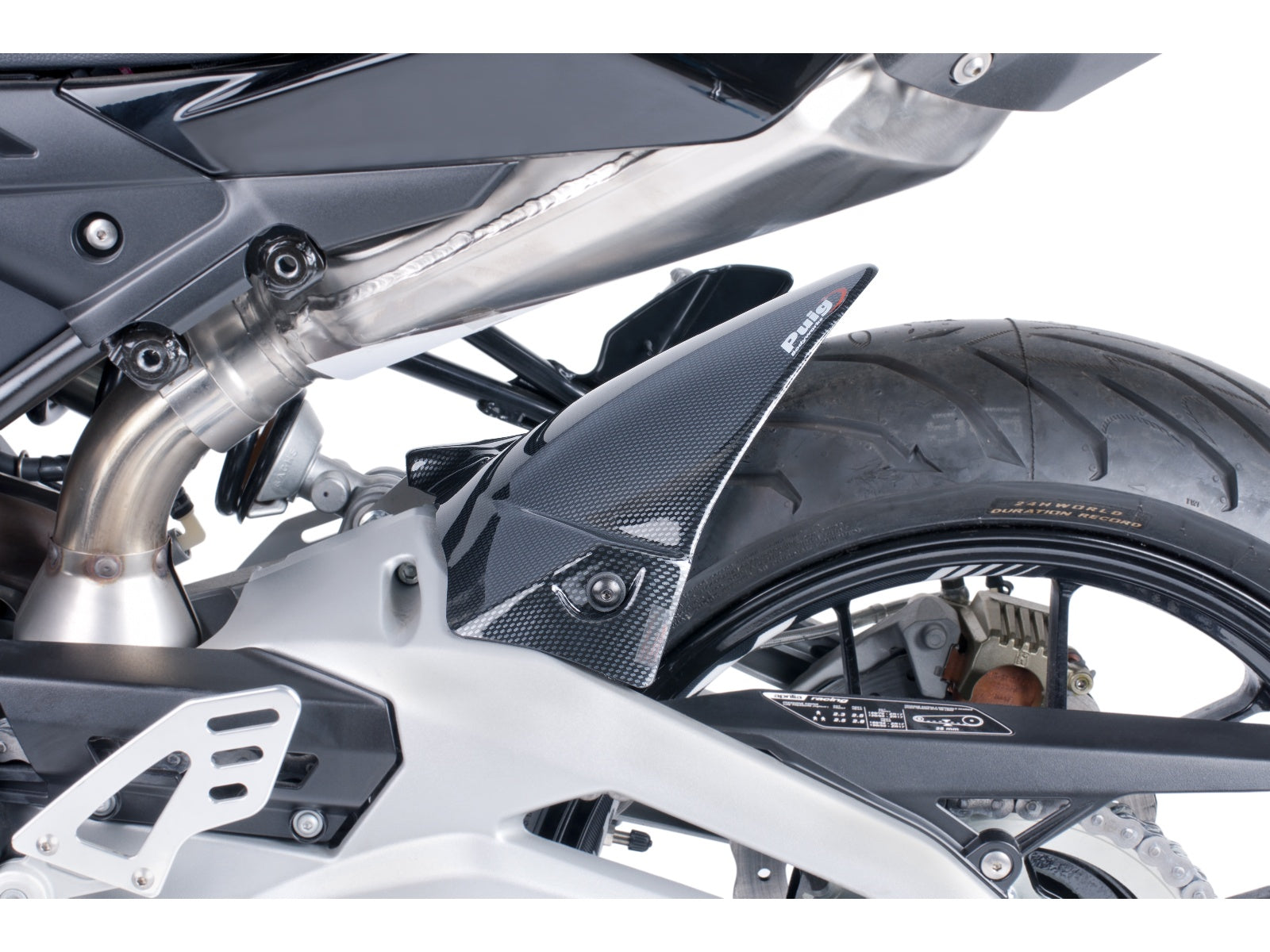 Puig Hugger In Matt Black for Aprilia Shiver 750 (07-16)